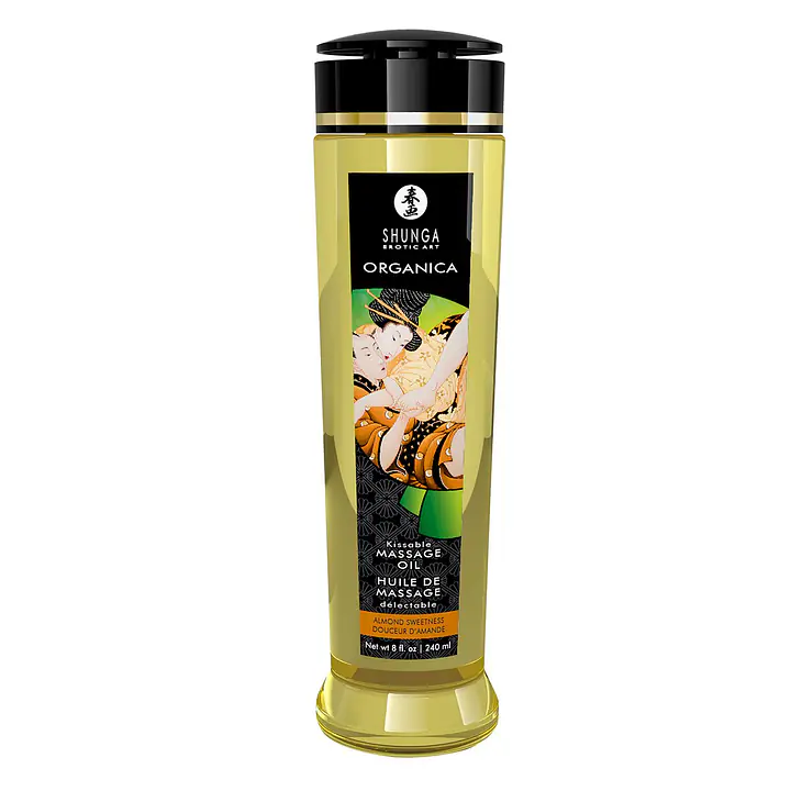 Органічна масажна олія Shunga ORGANICA – Almond Sweetness (240 мл) з вітаміном Е - Master