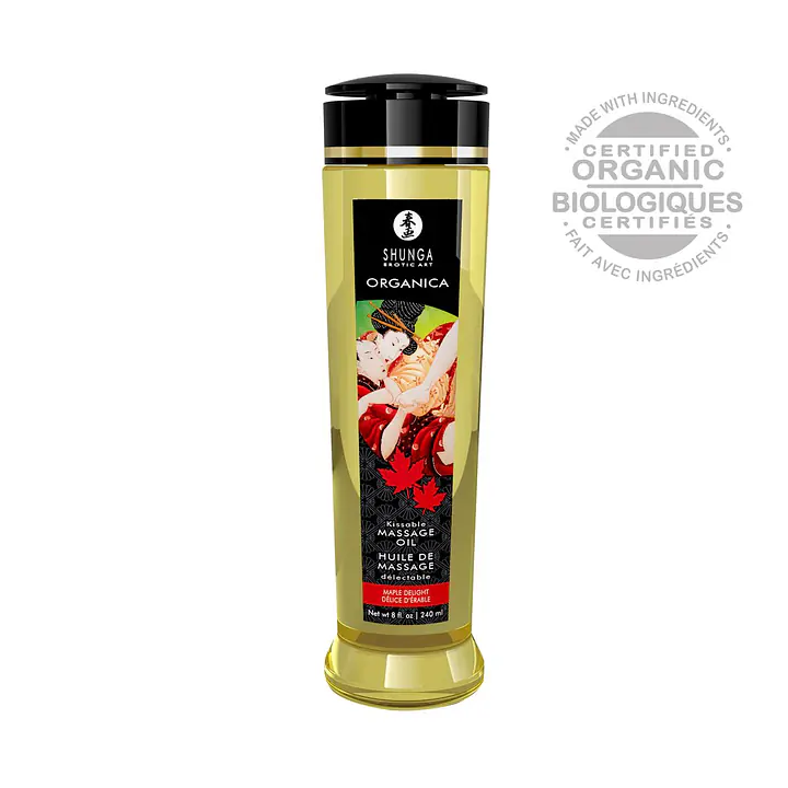 Органічна масажна олія Shunga ORGANICA – Maple Delight (240 мл) з вітаміном Е - Master