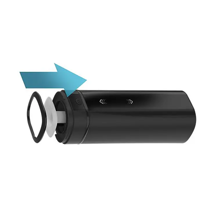 Мастурбатор Kiiroo Onyx +, 10 стисних кілець, не треба рухати, теледільдоніка - Master