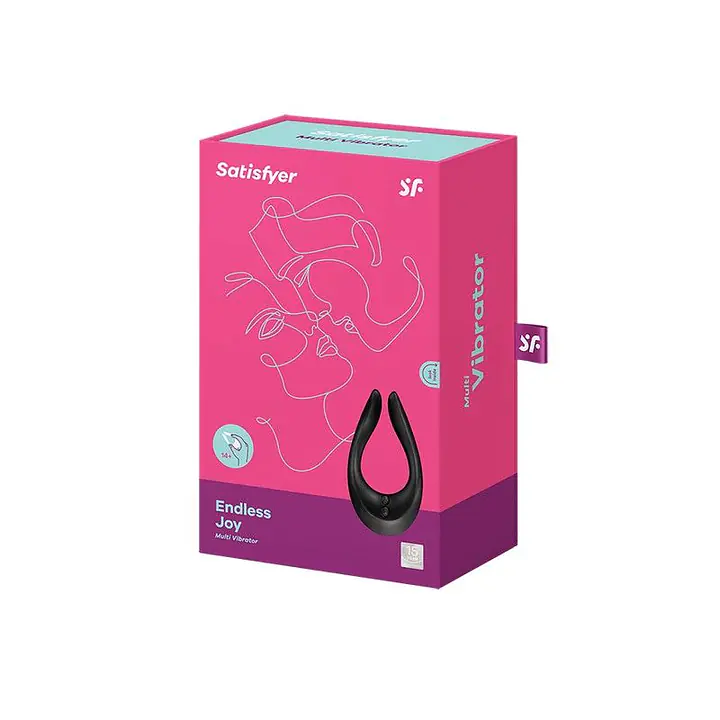 Вібратор для пар Satisfyer Endless Joy Black, 3 незалежні мотори, багатофункціональний - Master