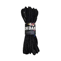 Джутова мотузка для шібарі Feral Feelings Shibari Rope, 8 м чорна - Master