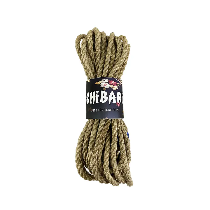 Джутова мотузка для шібарі Feral Feelings Shibari Rope, 8 м сіра - Master