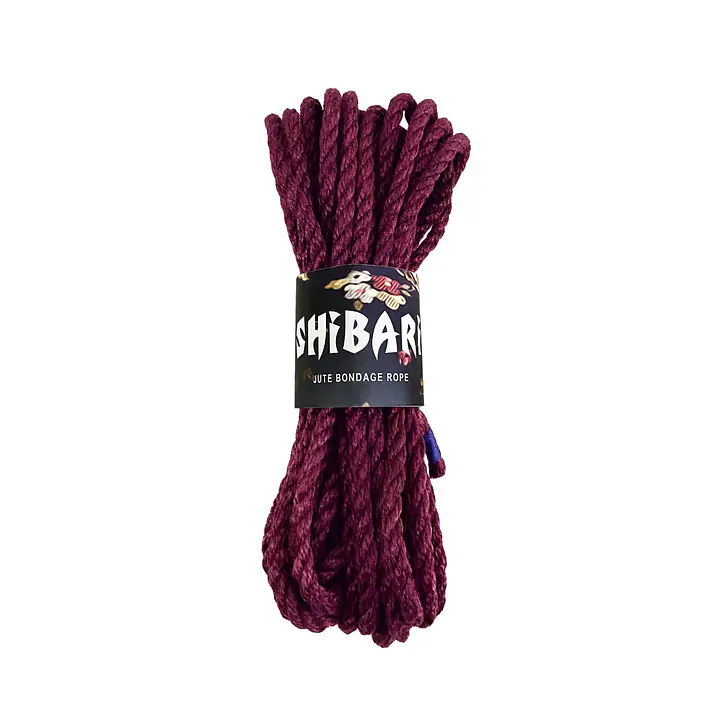Джутова мотузка для шібарі Feral Feelings Shibari Rope, 8 м фіолетова - Master