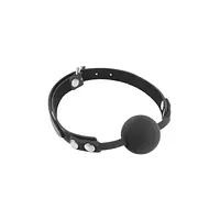 Класичний кляп з силіконовою кулькою Fetish Tentation Silicone Gag Ball - Master