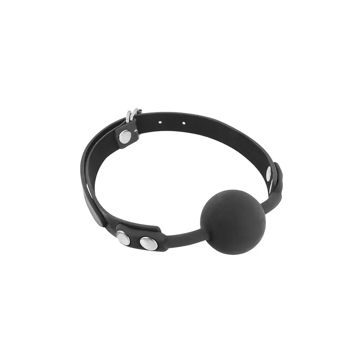 Класичний кляп з силіконовою кулькою Fetish Tentation Silicone Gag Ball - Master