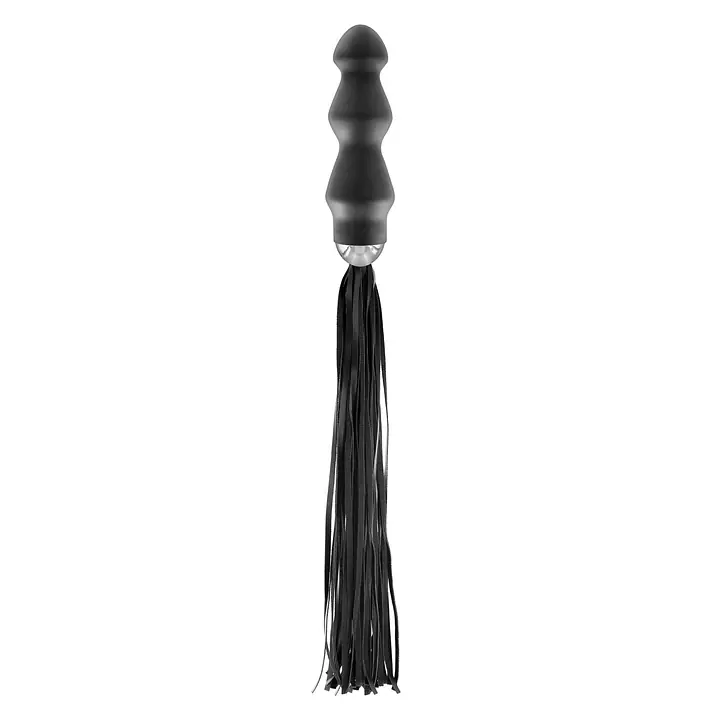 Флогер з ручкою - анальним плагом Fetish Tentation Whip with Plug Handle - Master