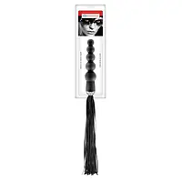 Флогер з ручкою - анальним намистом Fetish Tentation Whip with Rosary Handle - Master