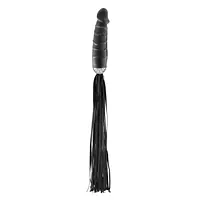 Флогер з ручкою-дилдо Fetish Tentation Whip with Dildo Handle - Master