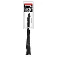 Флогер з ручкою-дилдо Fetish Tentation Whip with Dildo Handle - Master