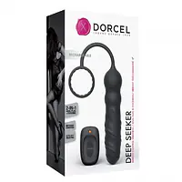 Анальний вібратор Dorcel Deep Seeker з ерекційним кільцем і пультом ДК - Master