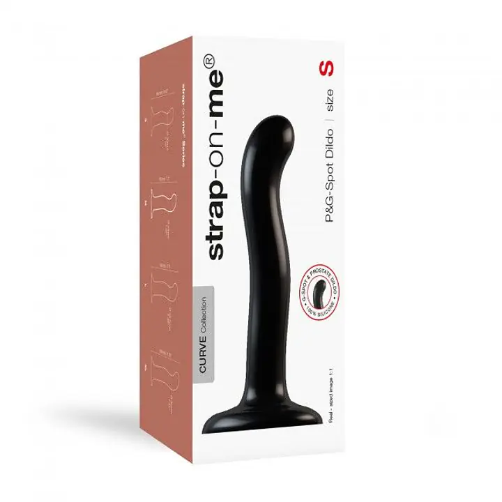 Насадка для страпона Strap-On-Me P&G-Spot Dildo,силікон, розмір S - Master