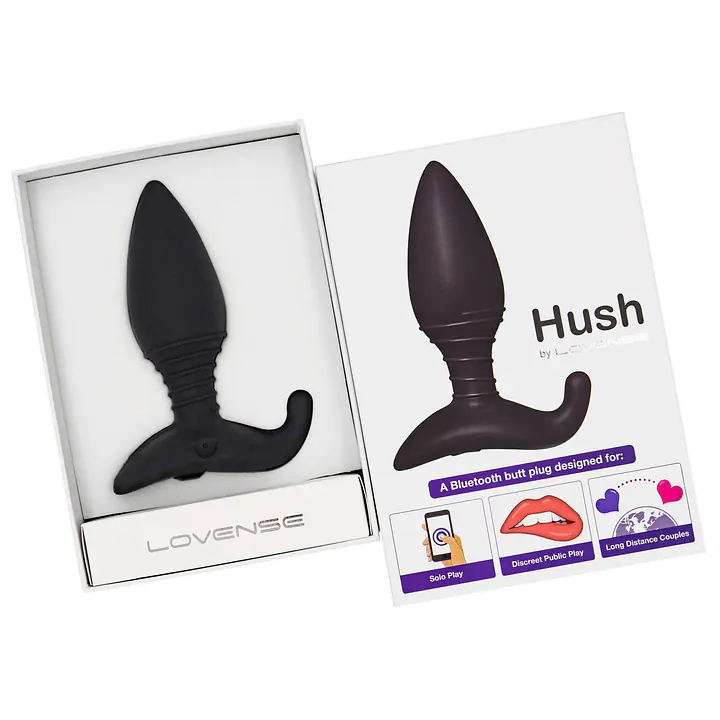 Анальна смарт вібропробка Lovense Hush, розмір S - Master