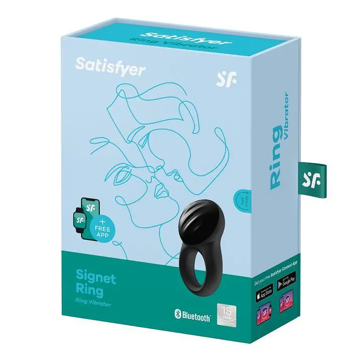 Ерекційне смарт-віброкільце Satisfyer Signet Ring - Master