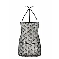 Напівпрозора сорочка Passion AZALIA CHEMISE L/XL, black - Master