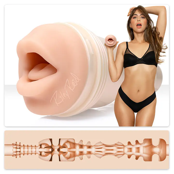 Мастурбатор Fleshlight Girls: Riley Reid - Insomnia, зі зліпка ротика, дуже ніжний - Master