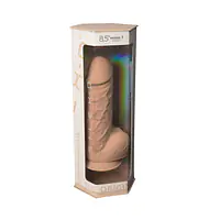 Фалоімітатор SilexD Norman Flesh (MODEL 4 size 8.5in), двошаровий, силікон + Silexpan, діаметр 5 см - Master