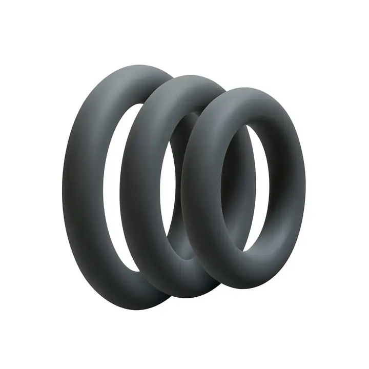 Набір ерекційних кілець Doc Johnson OptiMALE 3 C-Ring Set Thick - Master