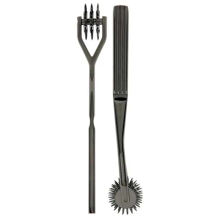 Колесо Вартенберга гольчасте на 3 ряди зубців Doc Johnson Kink- Spike - Solid Metal Pinwheel - 3 Whe - Master
