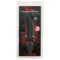 Анальний плаг з ділдо Doc Johnson Kink - Dual Density SECONDSKYN Fuck Plug - Black - Master