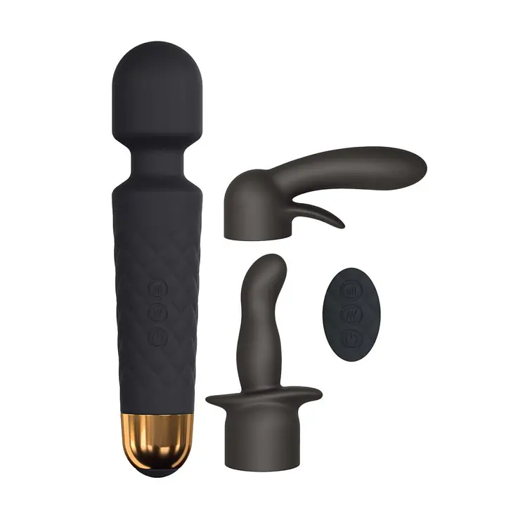 Мінівібромасажер Dorcel Kit Wanderful з насадками (анальна і вагінальна), водонепроникний - Master