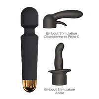 Мінівібромасажер Dorcel Kit Wanderful з насадками (анальна і вагінальна), водонепроникний - Master