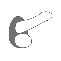 Ерекційне кільце Dorcel Liquid-Soft Teardrop для члена і мошонки, soft-touch силікон - Master