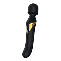 Вібромасажер 2в1 Dorcel Dual Orgasms Gold класичний масажер і вібратор з перлинним масажем - Master