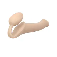 Безремінний страпон Strap-On-Me Flesh L, повністю регульований, діаметр 3,7 см - Master