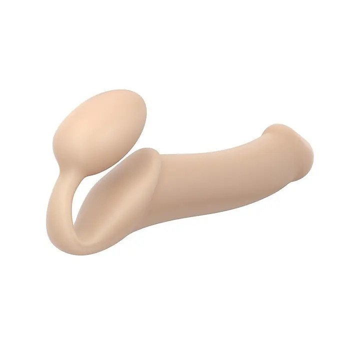 Безремінний страпон Strap-On-Me Flesh XL, повністю регульований, діаметр 4,5 см - Master