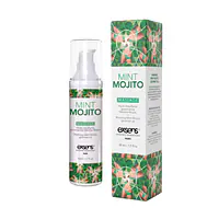 Масажна олія EXSENS Mojito 50мл розігрівальна, без цукру, без парабенів, їстівна - Master