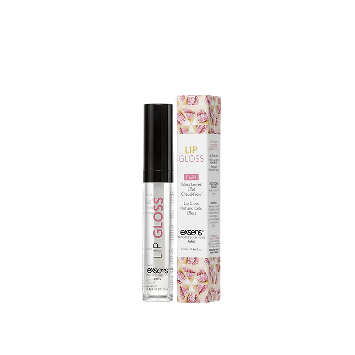 Стимулювальний блиск для губ EXSENS Lip Gloss 7,4 мл, ефект поколювання і холод-тепло - Master