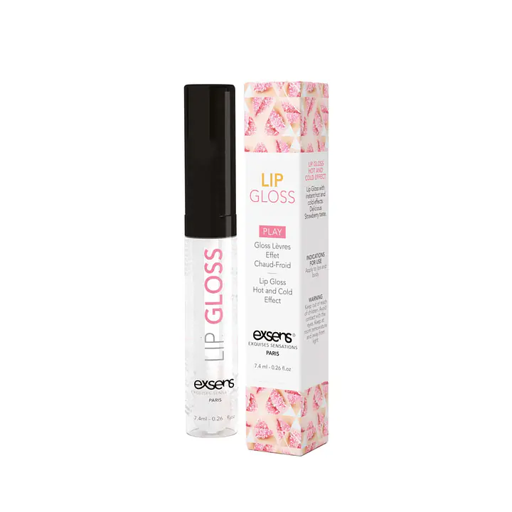 Стимулювальний блиск для губ EXSENS Lip Gloss 7,4 мл, ефект поколювання і холод-тепло - Master
