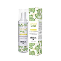 Масажна олія EXSENS Organic Spear Mint 50мл розігрівальна, без цукру, без парабенів, їстівна - Master
