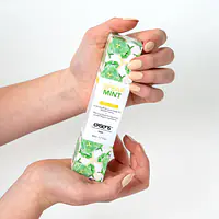 Масажна олія EXSENS Organic Spear Mint 50мл розігрівальна, без цукру, без парабенів, їстівна - Master