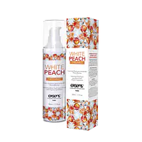 Масажна олія EXSENS Organic White Peach 50мл розігрівальна, без цукру, без парабенів, їстівна - Master