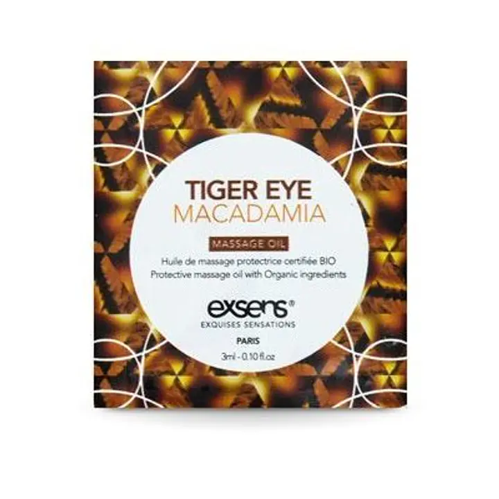 Пробник масажної олії EXSENS Tiger Eye Macadamia 3мл - Master