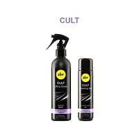 Змазка для латексу та гуми pjur Cult 100 мл, для полегшення надягання фетиш-вбрання на тіло - Master