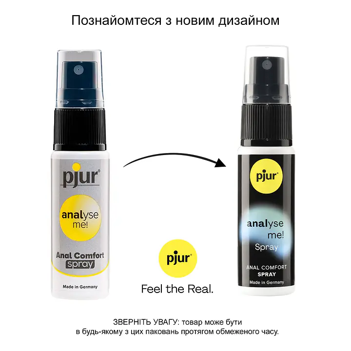 Розслаблювальний анальний спрей pjur analyse me! 20 мл із пантенолом та алое, концентрований - Master