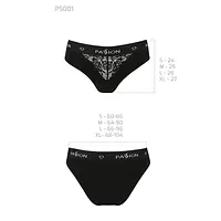 Трусики з широкою гумкою і мереживом Passion PS001 PANTIES M, black - Master