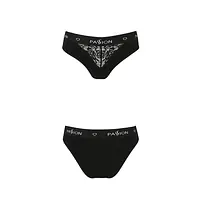 Трусики з широкою гумкою і мереживом Passion PS001 PANTIES S, black - Master