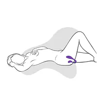 Вібратор для пар Adrien Lastic Couple Secrets II з пультом LRS, два мотори, універсальний - Master