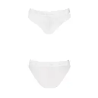 Трусики з широкою гумкою і мереживом Passion PS001 PANTIES L, white - Master