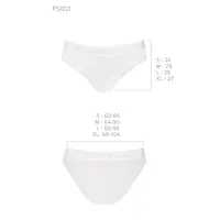 Трусики з широкою гумкою і мереживом Passion PS001 PANTIES L, white - Master