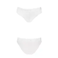 Трусики з широкою гумкою і мереживом Passion PS001 PANTIES M, white - Master