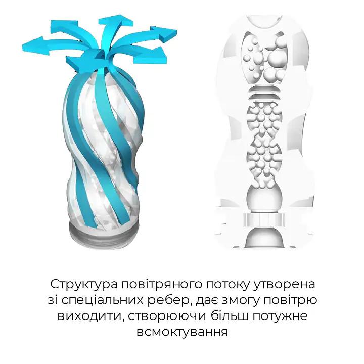Мастурбатор Tenga Air-Tech Ultra Size, вища аеростимуляція та всмоктувальний ефект - Master