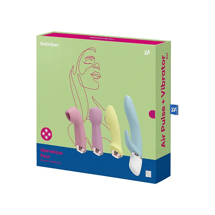 Подарунковий набір секс-іграшок Satisfyer Marvelous Four (м'ята упаковка!!!) - Master