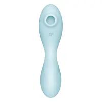 Вакуумний смарт-стимулятор із вібрацією Satisfyer Curvy Trinity 5 (Blue)  (м'ята упаковка!!!) - Master