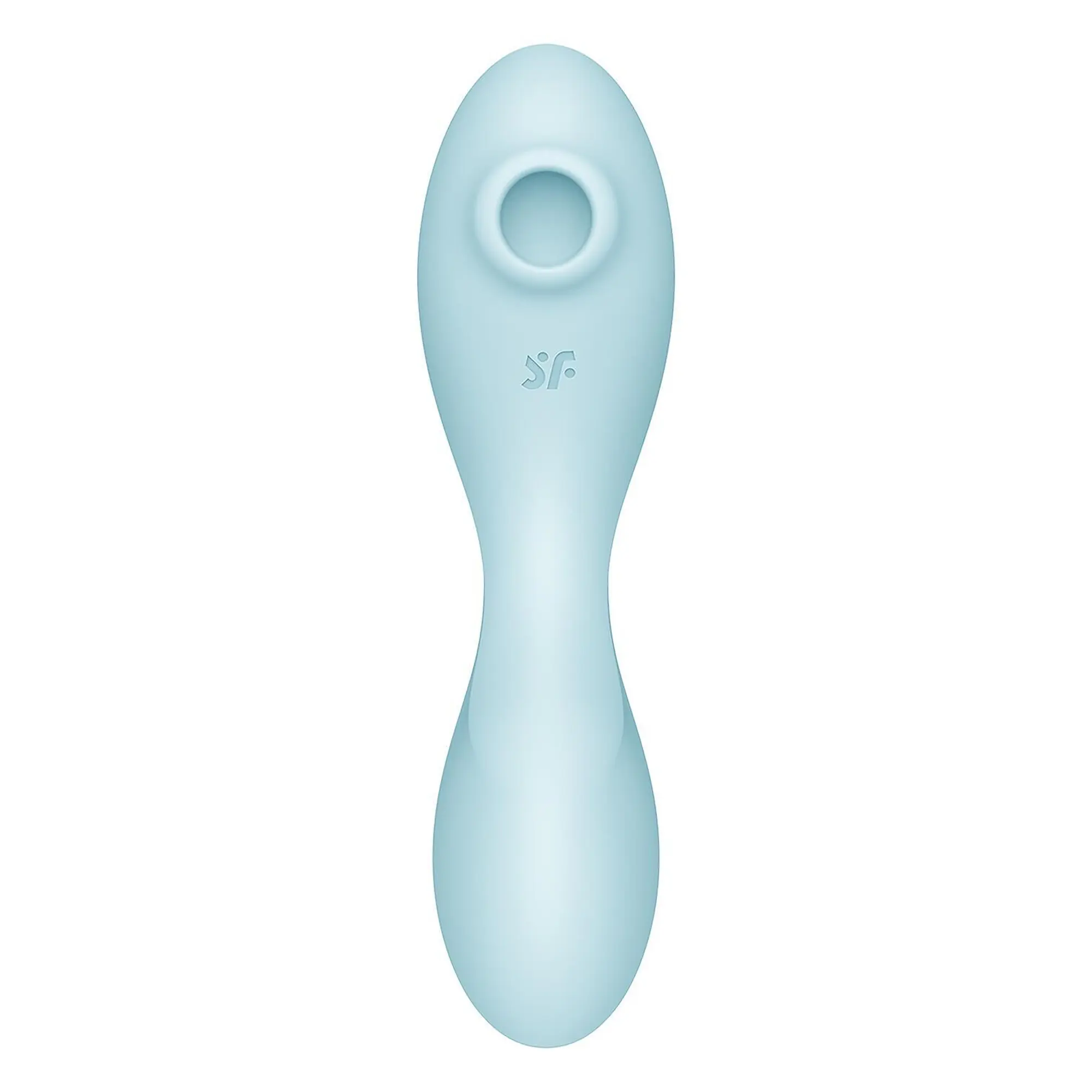 Вакуумний смарт-стимулятор із вібрацією Satisfyer Curvy Trinity 5 (Blue)  (м'ята упаковка!!!) - Master