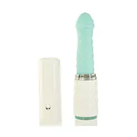 Розкішний вібратор-пульсатор Pillow Talk з присоскою - Feisty Thrusting Vibrator Teal - Master