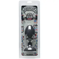 Анальна пробка Doc Johnson American Bombshell Little Boy - Gun Metal, діаметр 5,59 см - Master